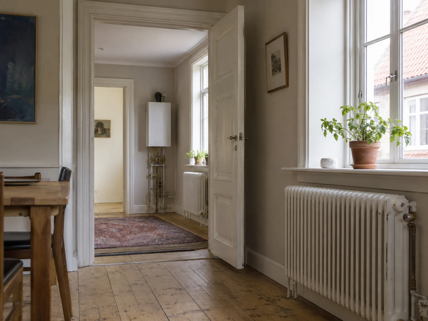 Luft til vand varmepumpe med radiatorer i ældre hus