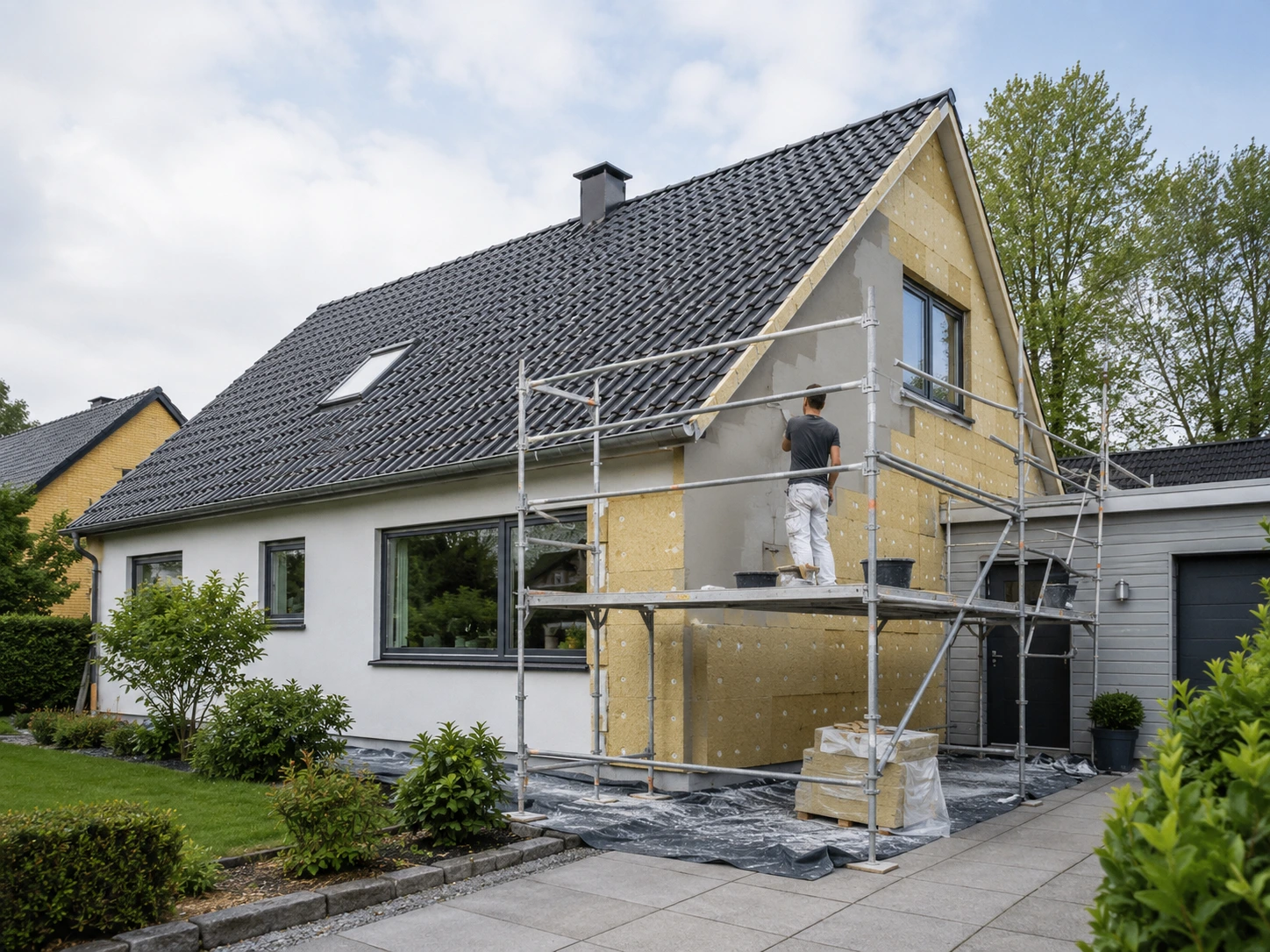 Efterisolering af ydervæg