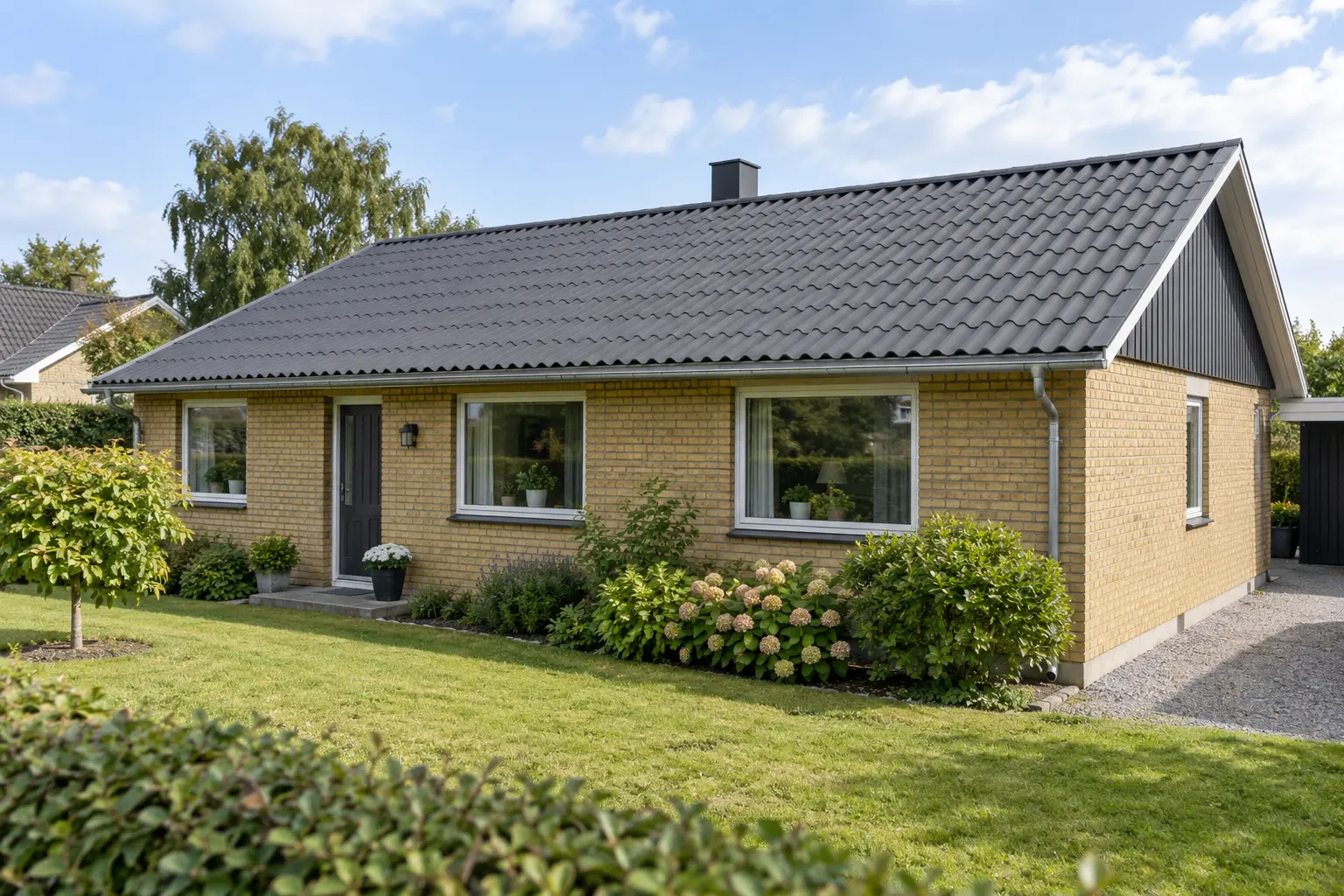Nyt asbestfrit tag efter professionel asbestsanering