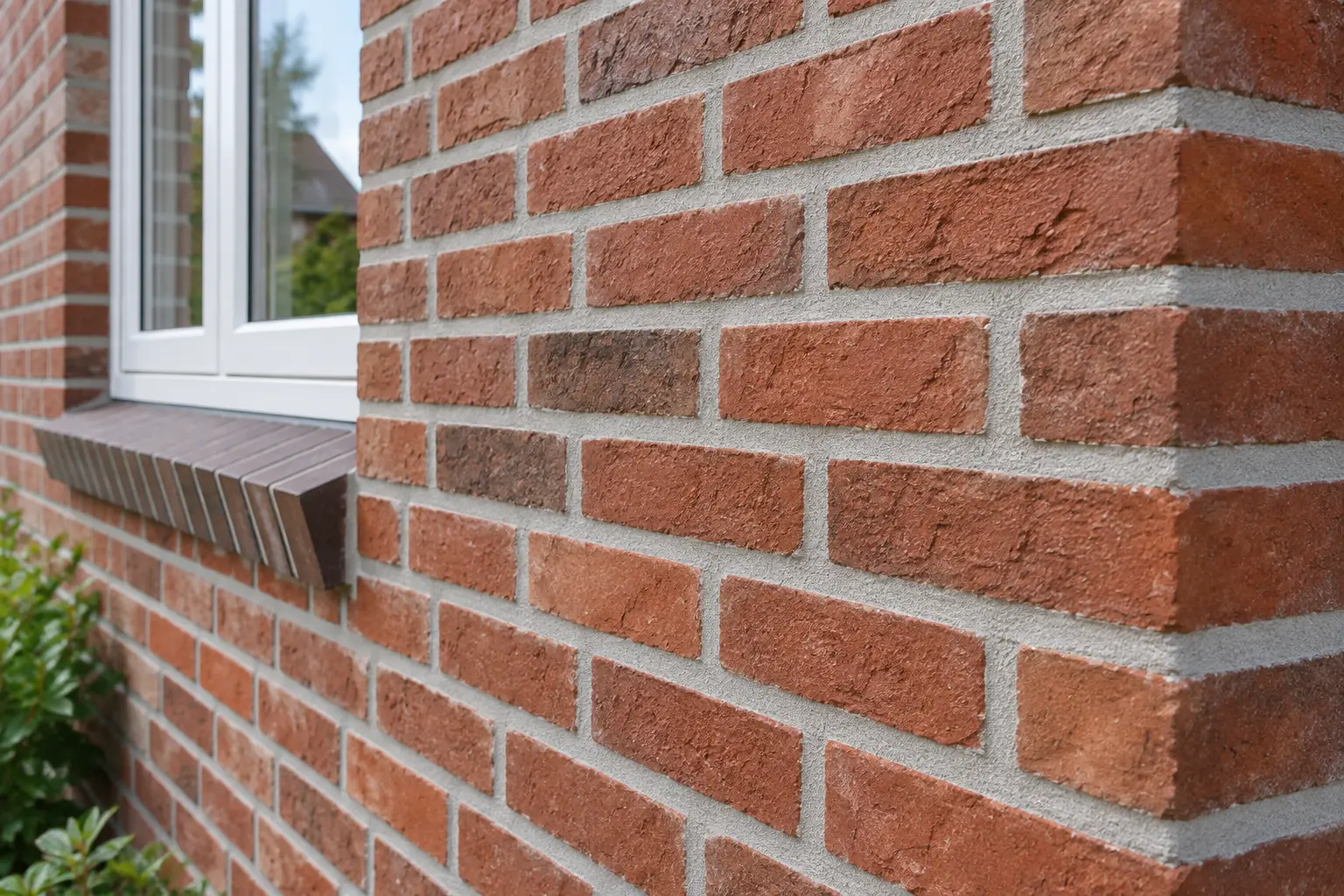 Nye fuger i murværk efter omfugning